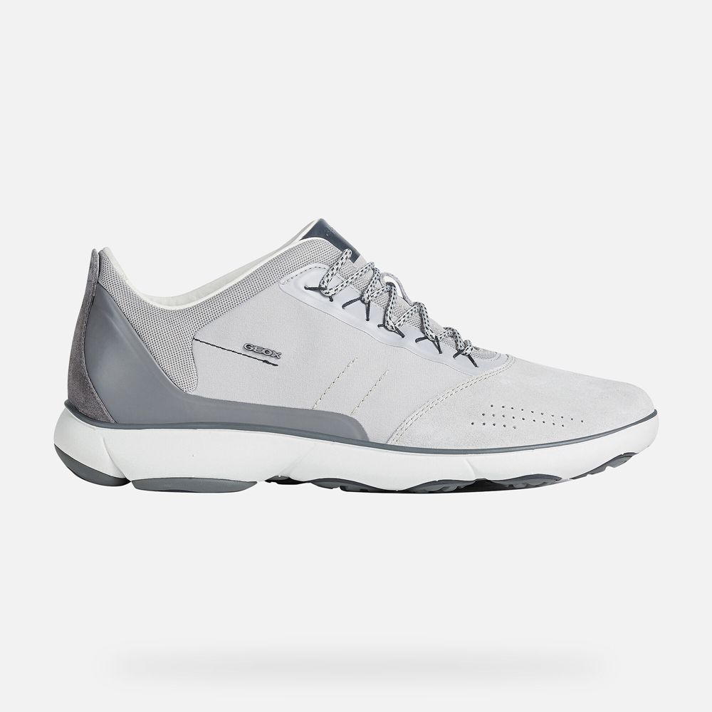 Geox Erkek Spor Ayakkabı Gri - Nebula - ZDX-658024